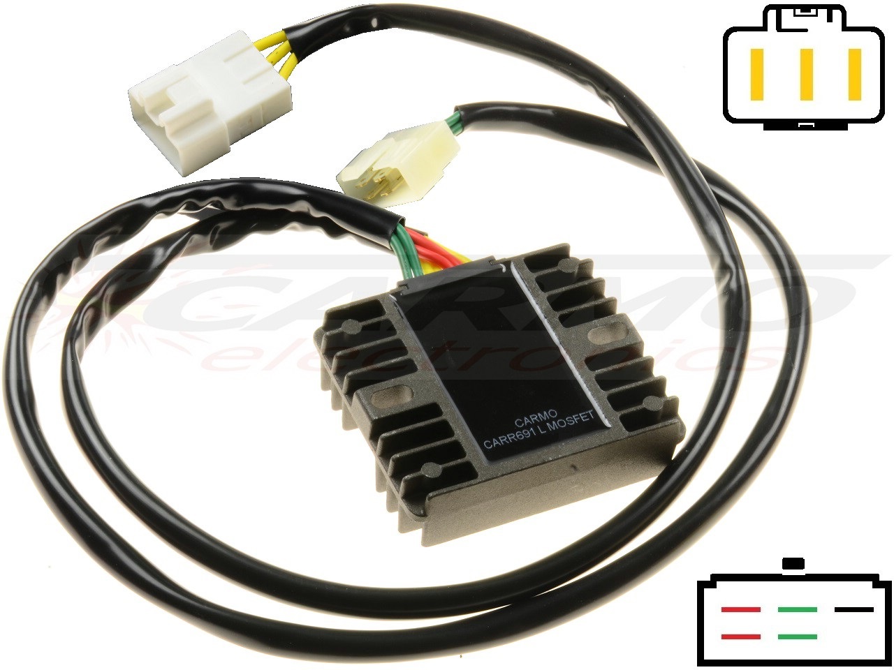 CARR694xx Honda CBR1100XX 2001 - 2006 MOSFET Raddrizzatore del regolatore di tensione - Clicca l'immagine per chiudere