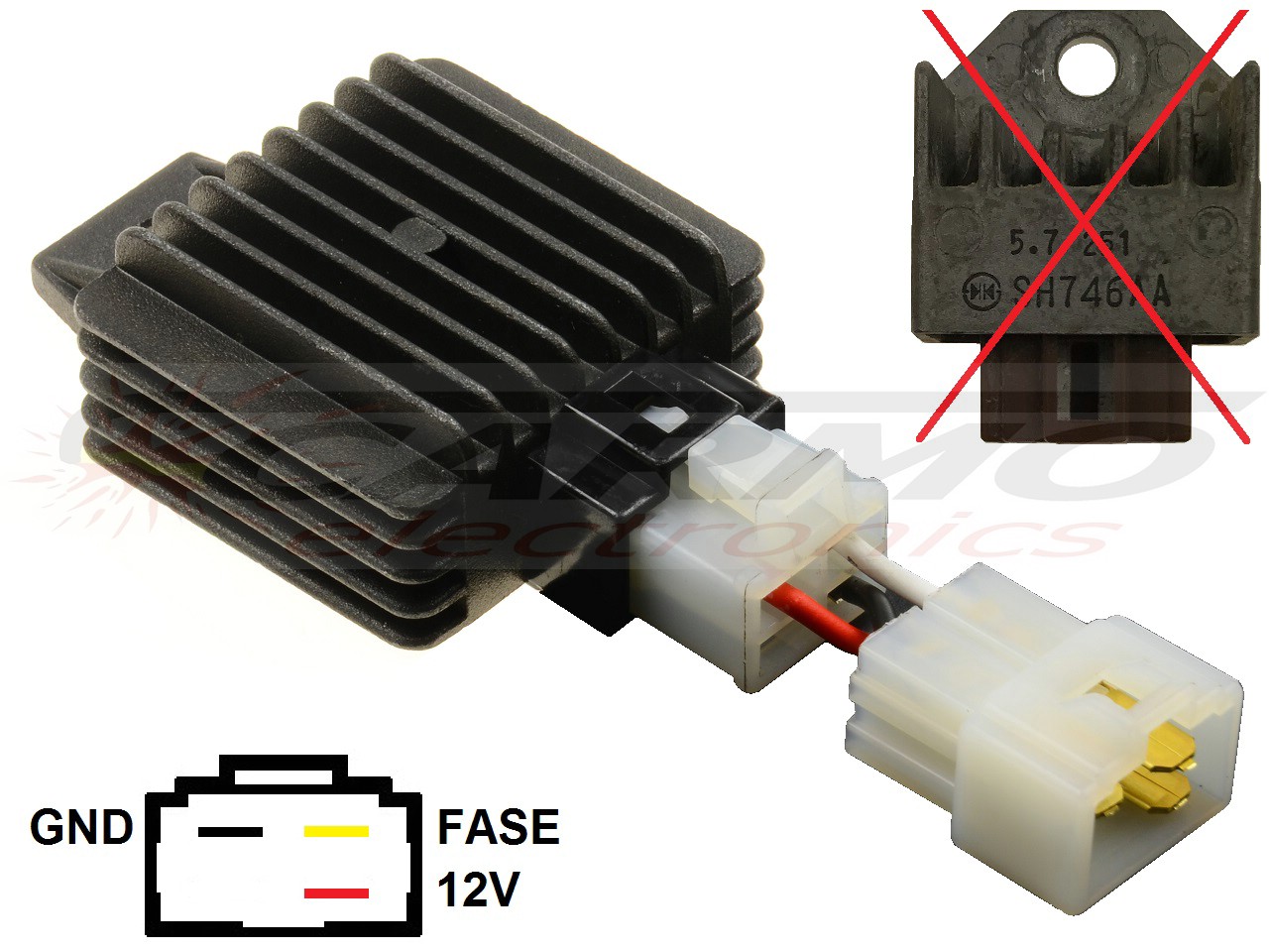 CARR9852 SH746AA Raddrizzatore del regolatore di tensione (improved) - Clicca l'immagine per chiudere