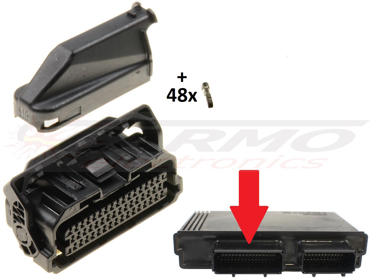 Connettore superseal a 48 poli KTM ECU ECM computer 61341031 - Clicca l'immagine per chiudere