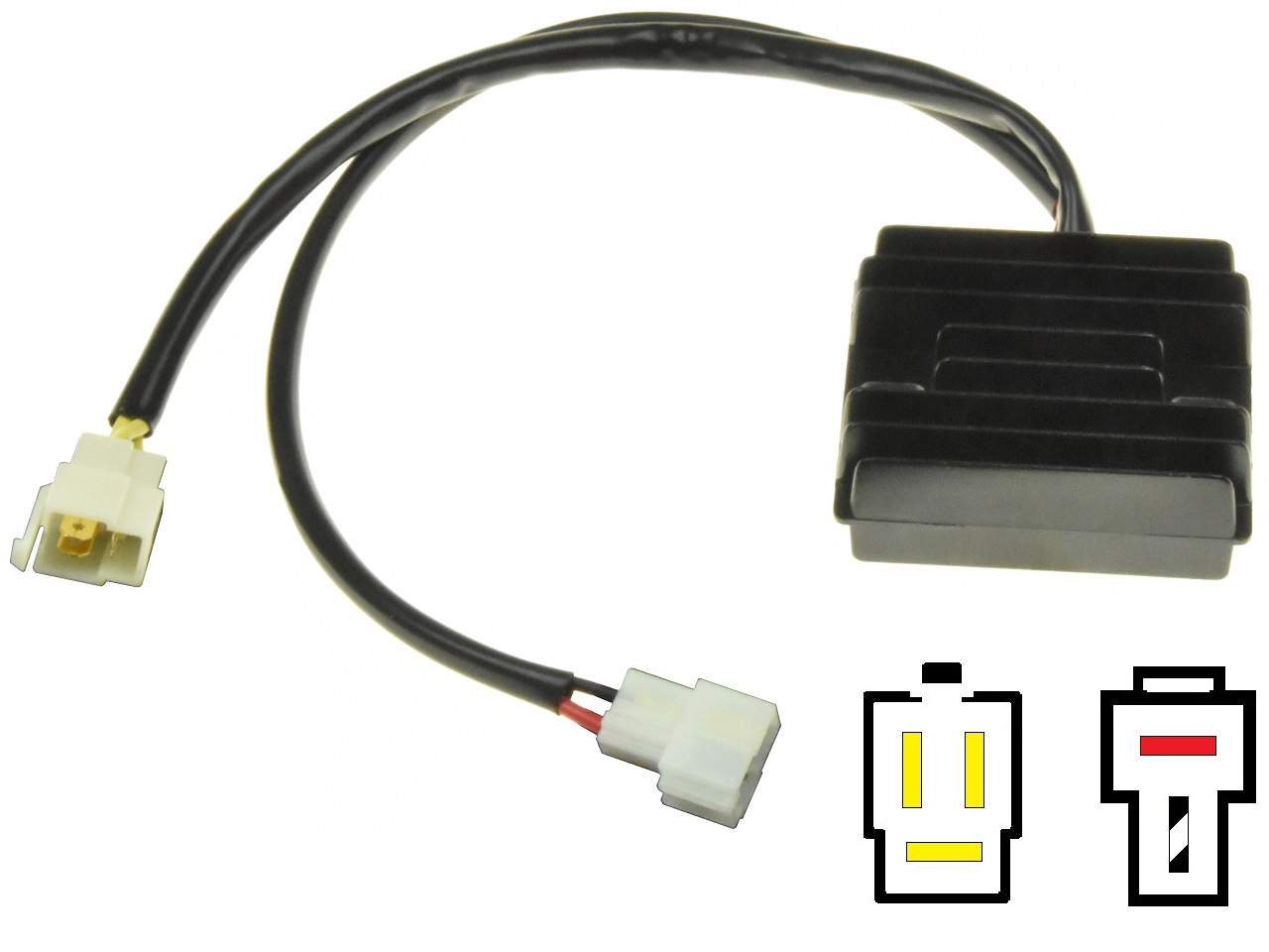 CARR201-DR - Suzuki DR125 DR200 RG125 MOSFET Raddrizzatore del regolatore di tensione (SH553B-13, 08D10) - Clicca l'immagine per chiudere