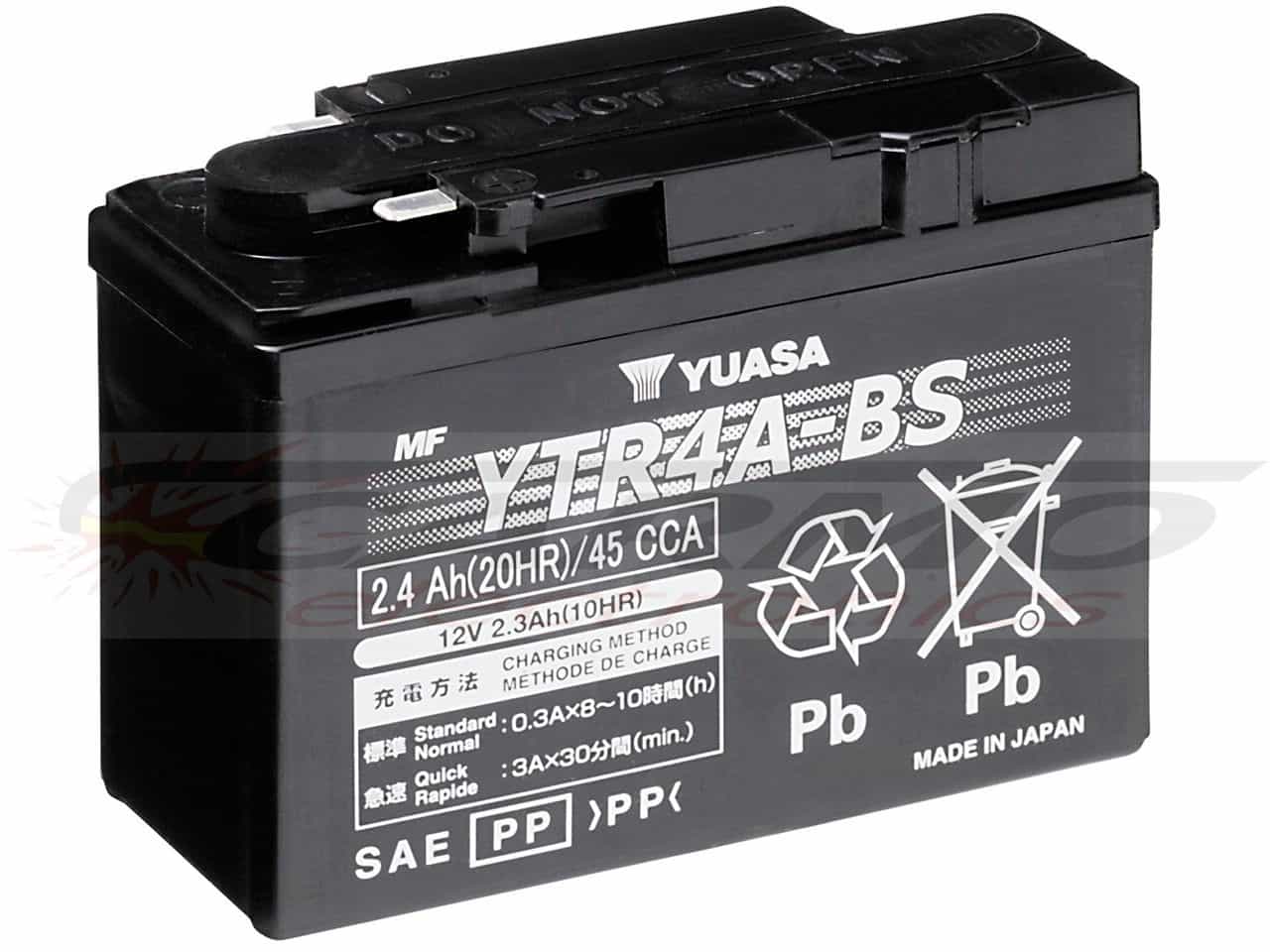 Yuasa YTR4A-BS - Clicca l'immagine per chiudere